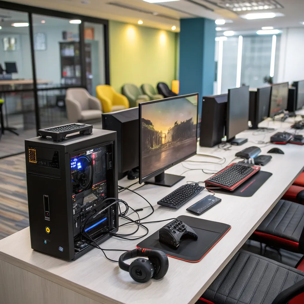 Zona gamer ilustración